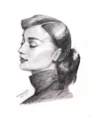 Audrey Hepburn art