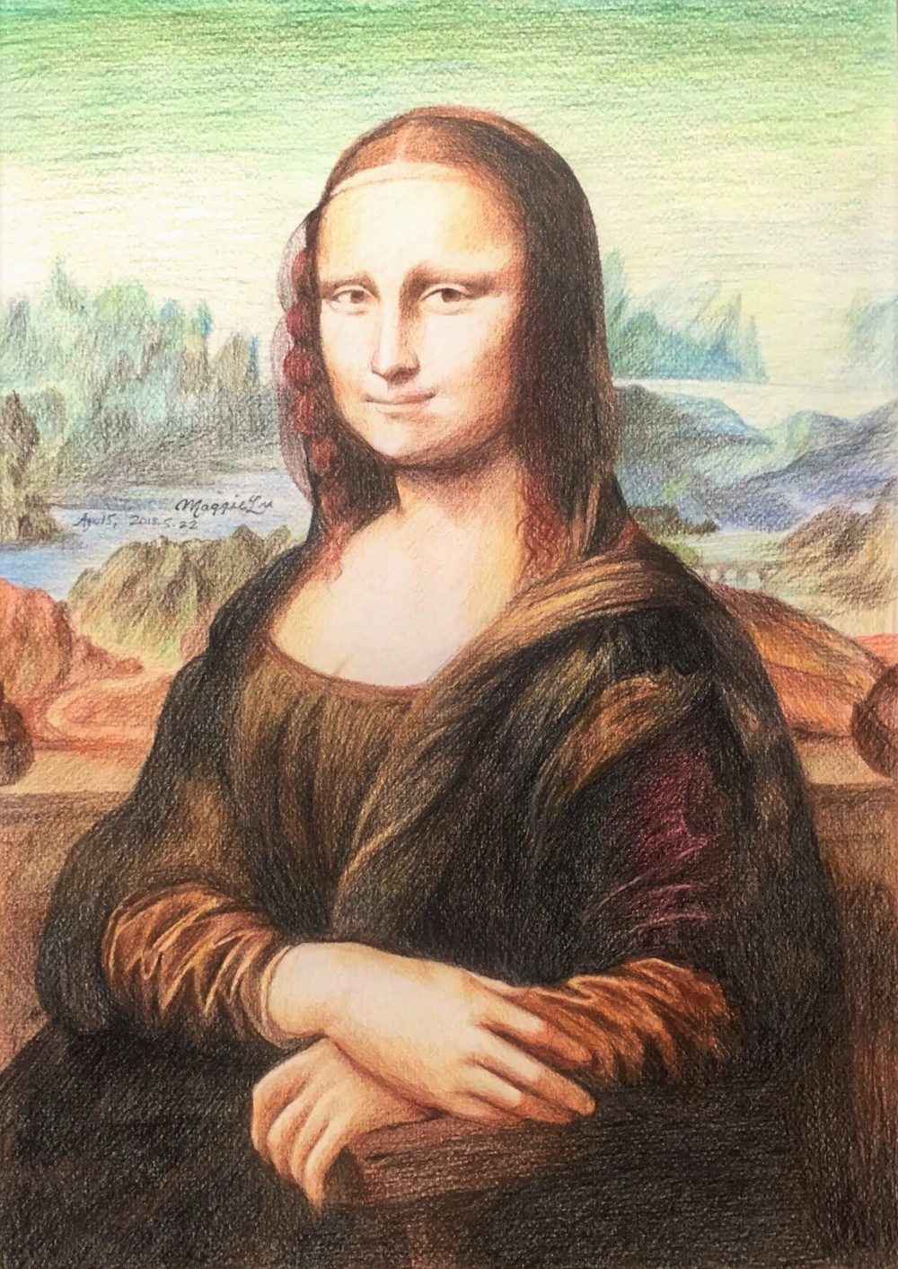 Mona Lisa Recreation Maggie Lu
